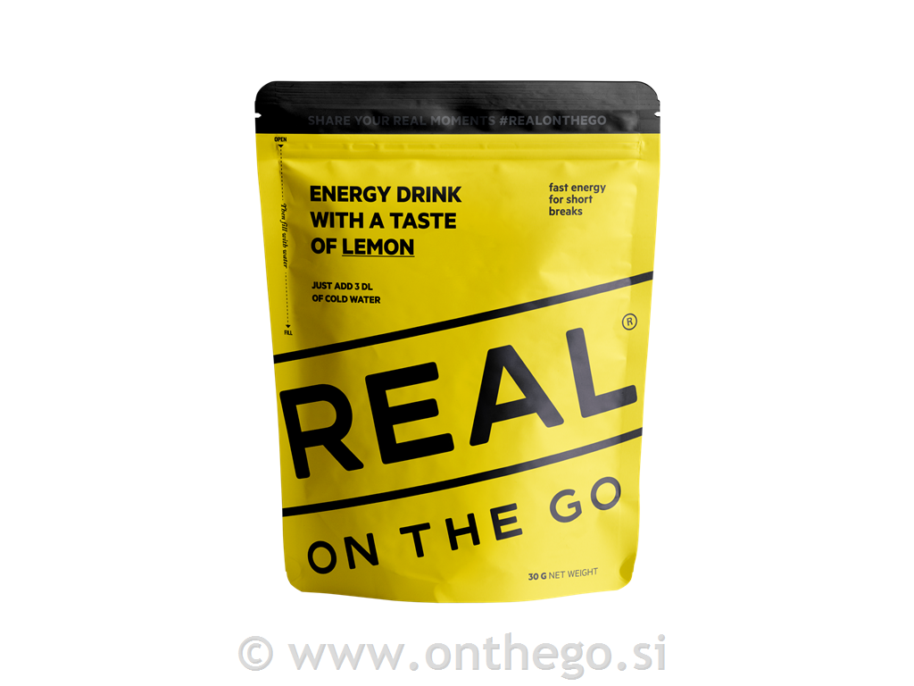 ON THE GO energijski napitek - limona