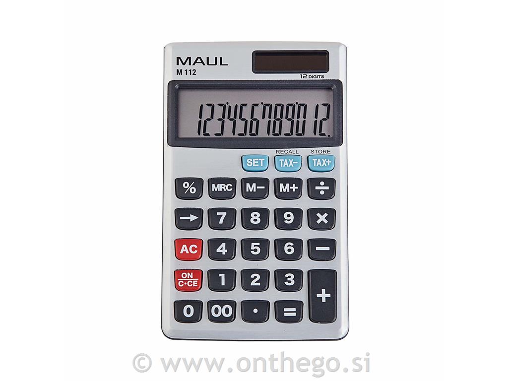 Žepni kalkulator M 112 tax