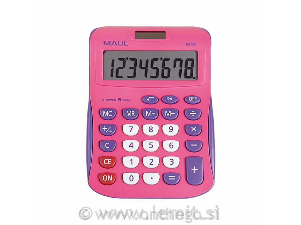 Namizni kalkulator MJ 550 Junior roza