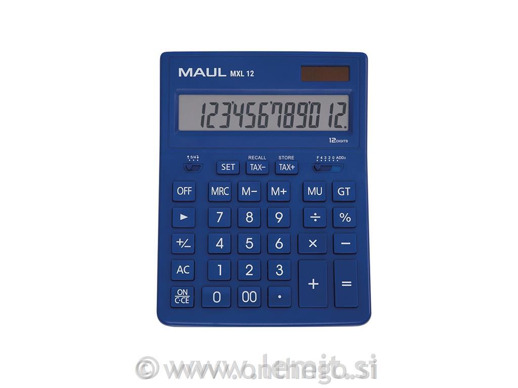 Namizni kalkulator MXL 12 moder