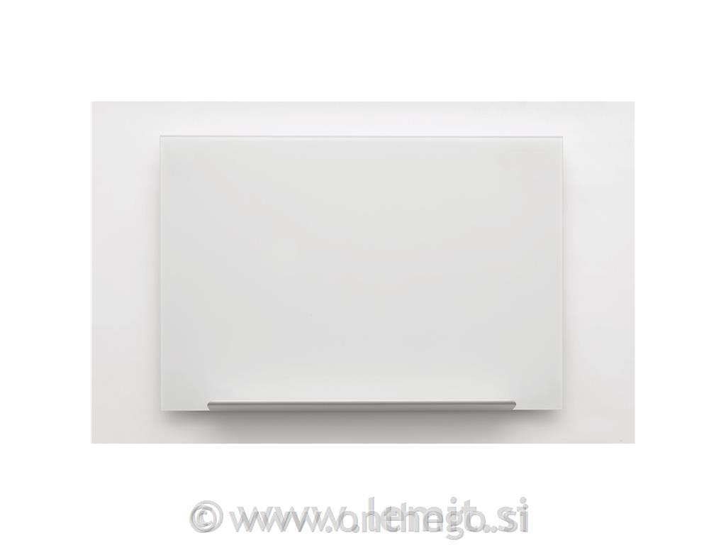 Nobo Steklena tabla 99,3x55,9cm bela