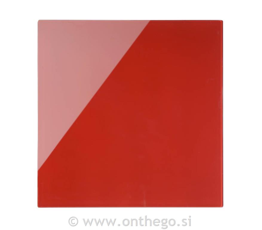 Bi-Office Tabla steklena 38x38cm, rdeča