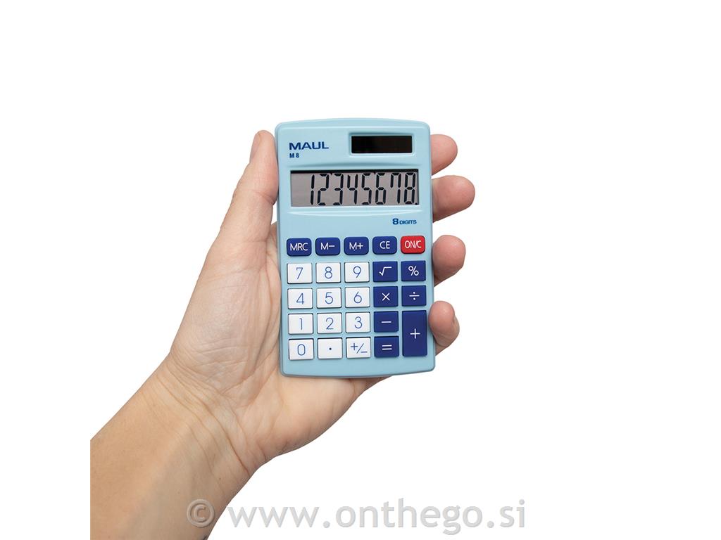 Žepni kalkulator M 8 moder
