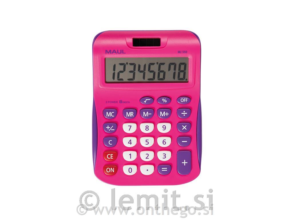 Namizni kalkulator MJ 550 Junior roza